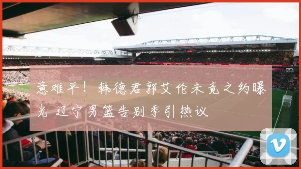 意难平！韩德君郭艾伦未竟之约曝光 辽宁男篮告别季引热议
